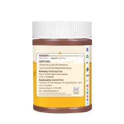 NUTEKO Peanut Butter 250GM | 100% Roasted Peanuts | 25 G Protein No Refined Sugar Natural Gluten Free Cholesterol Free No Trans Fat High Fibre No Salt (Mango With Chia Seeds)
