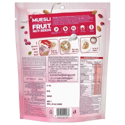 Kelloggs Crunchy Fruit And Nut Muesli Pouch 240G