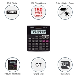Casio MJ-12D 150 Steps Check And Correct Desktop Calculator
